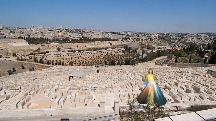 EZBB Jesus on Mount Zion